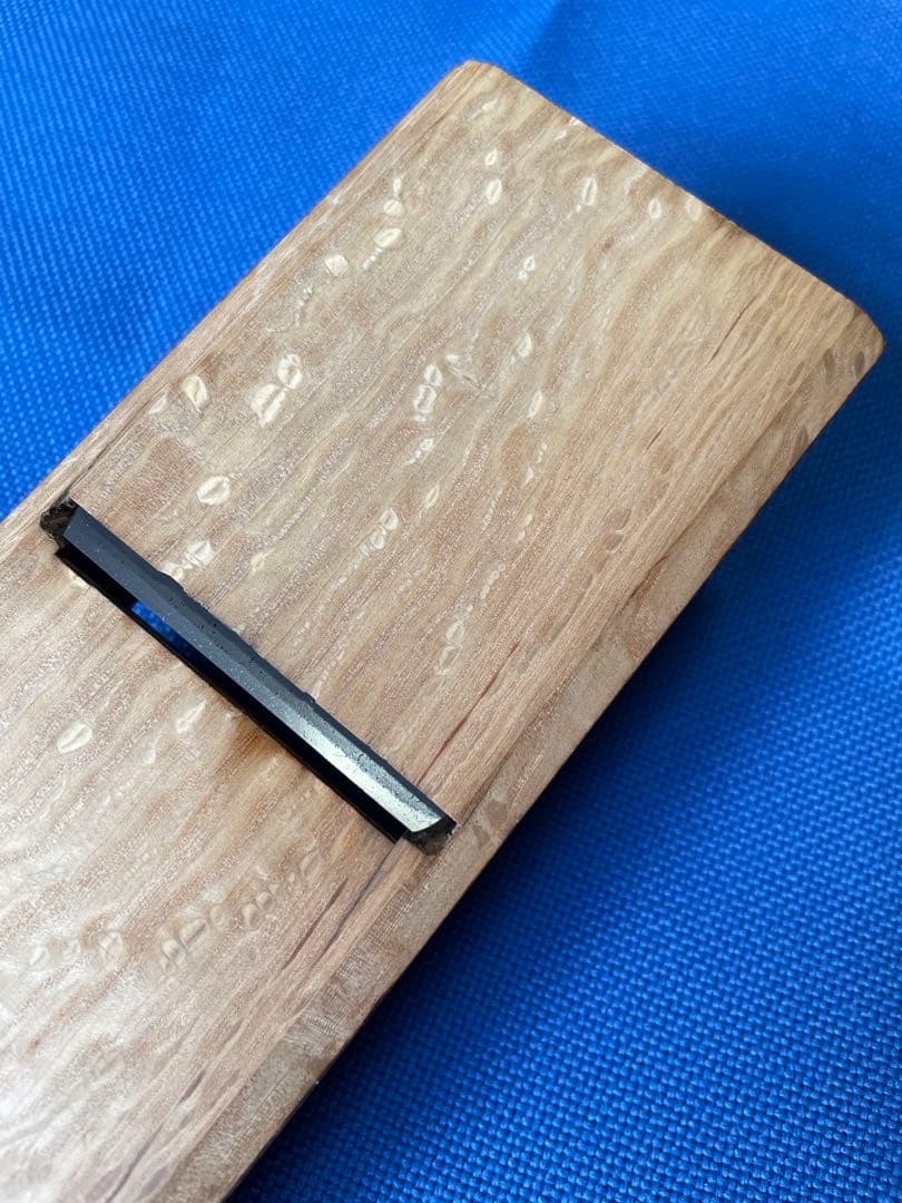 Japanese Kanna Hand Plane Blade Signed Shizen Carpentry Tool Woodworking