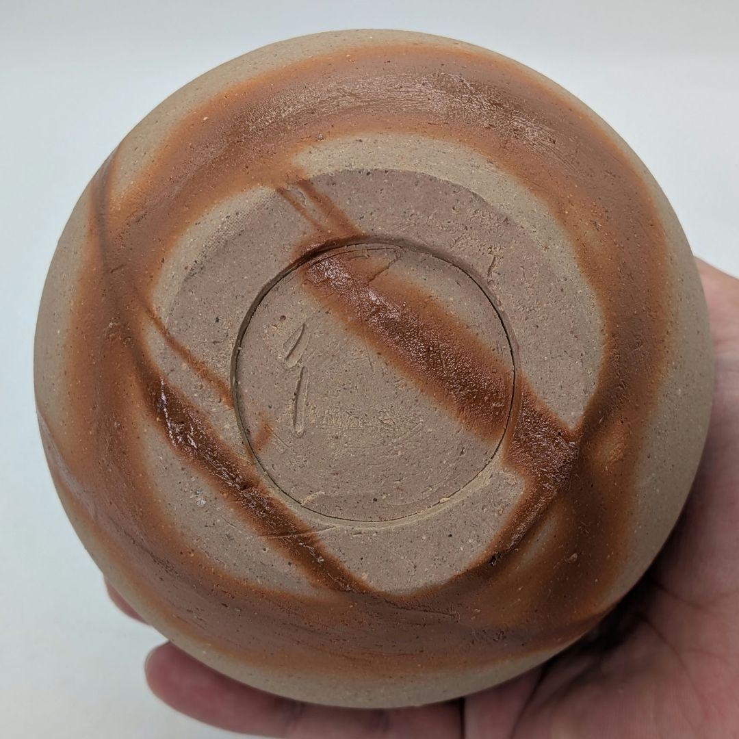 Bizen Ware Inbe Crane-Neck Flower Vase by Isezaki Mitsuru, Sealed with Matching Box