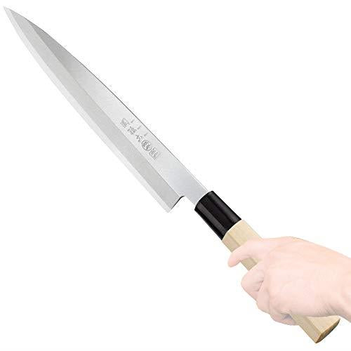 Seki Magoroku Ginju Carbon Steel Sashimi Yanagiba Knife Left-Handed 210mm AK-5208