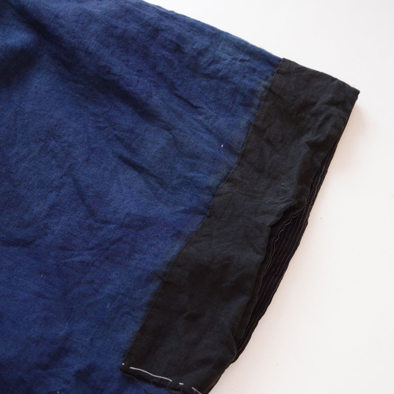 Showa Early-Period Cotton Striped Kimono Nagagi for Men, Japan Vintage