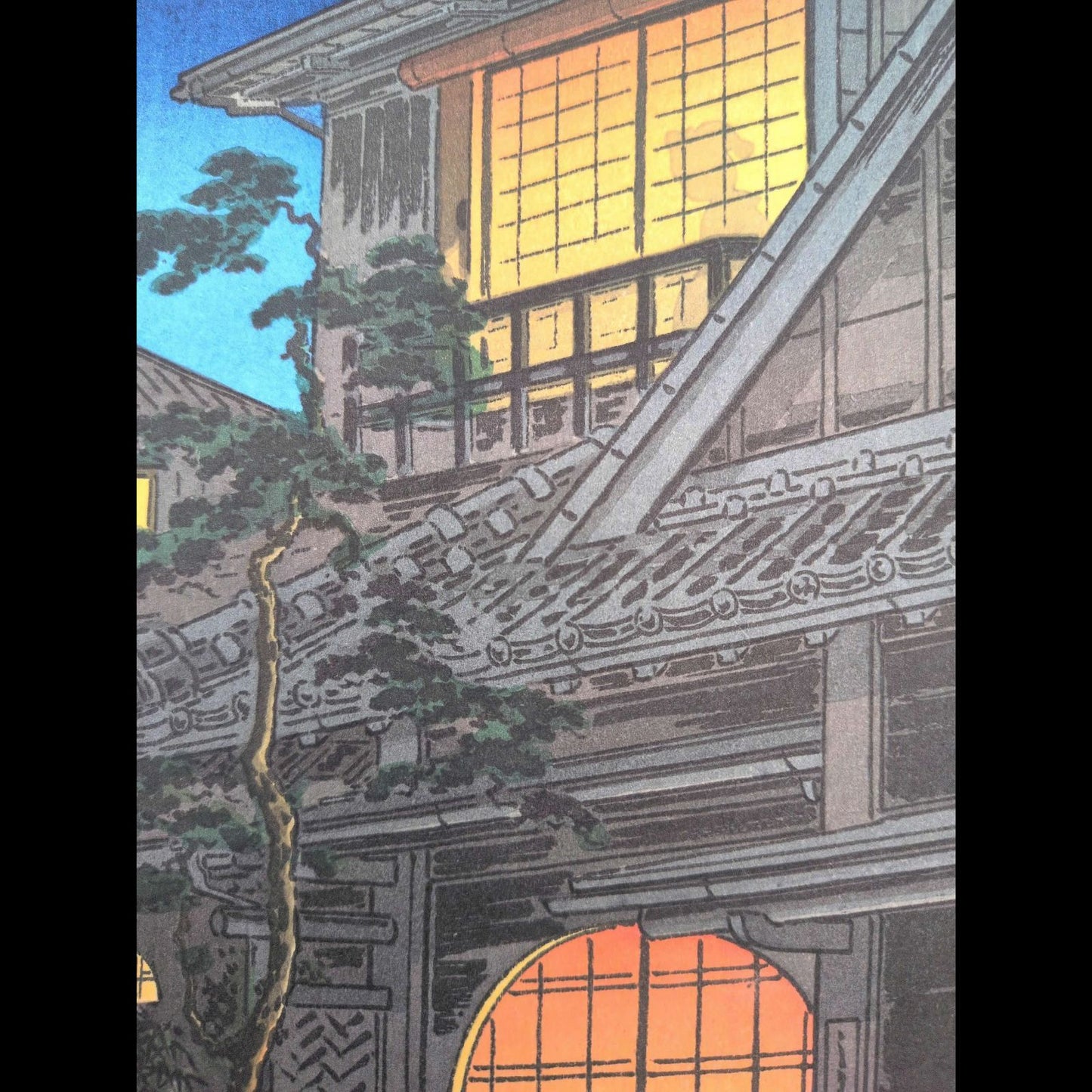Tsuchiya Koitsu Woodblock Print Yotsuya Araki Yokocho 1935 Later Impression
