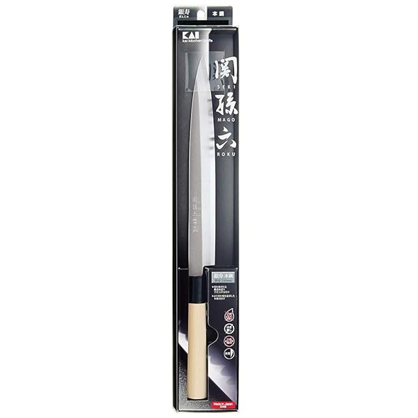Kai Seki Magoroku Ginju Sashimi Knife 240mm Carbon Steel Japanese Yanagiba AK-5209