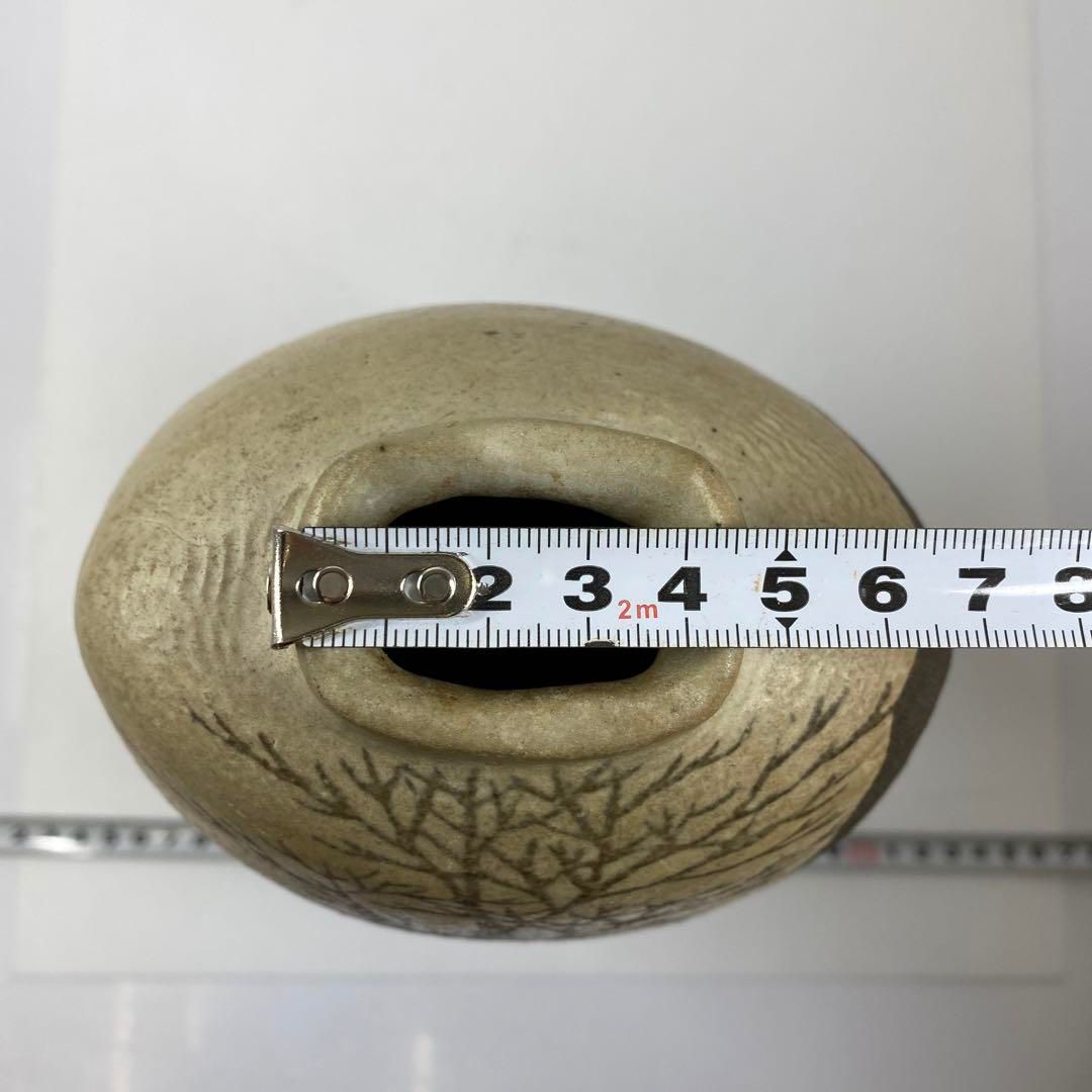 Moriyoshi Saeki Zogan Inlay Tree Motif Ceramic Vase with Signed Wood Box