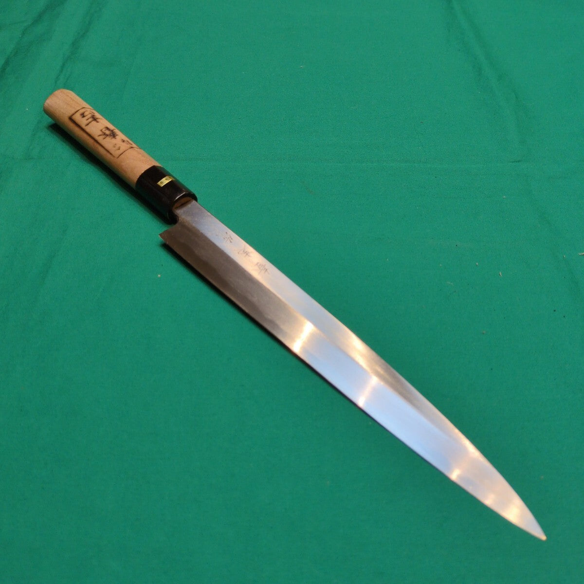Haruyoshi Yasuki Steel Japanese Knives Set of 2, Deba 6-sun & Yanagiba 8-sun