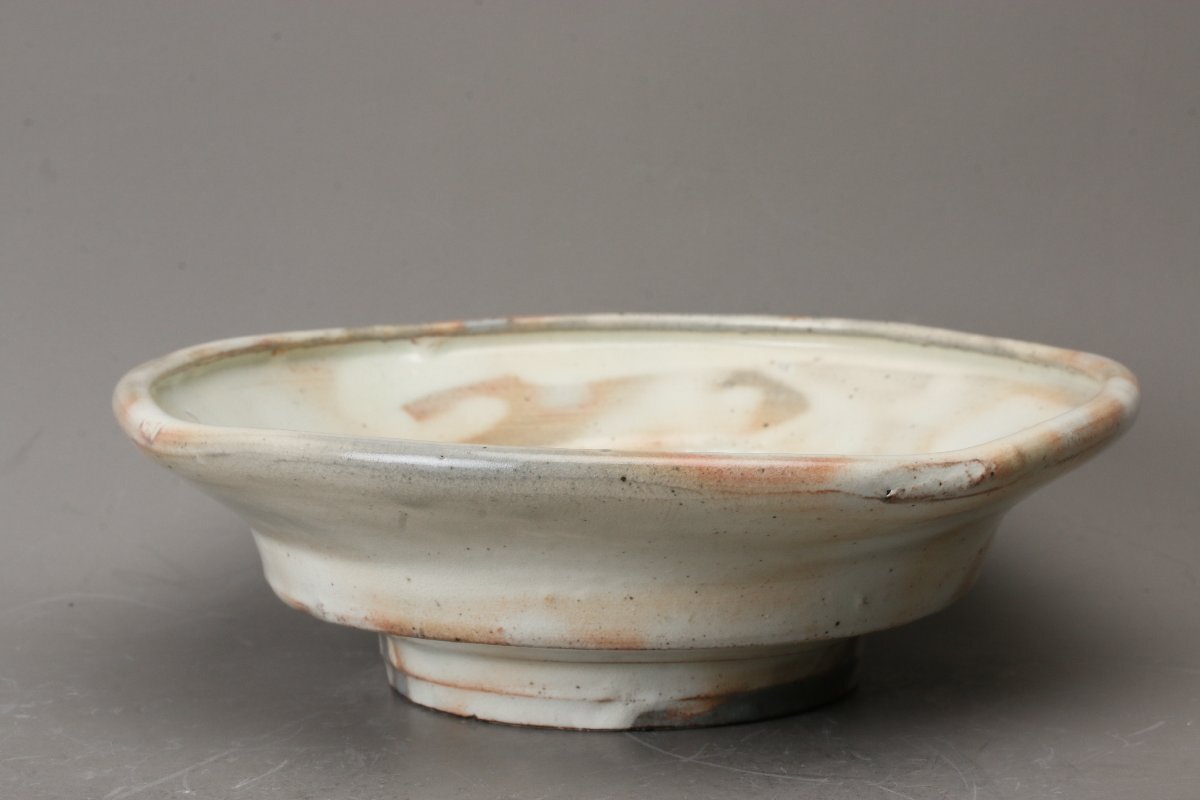 Yoshimura Masaya Kohiki Bowl with Signed Wood Box and Shiori