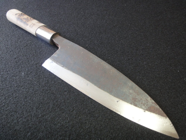 Kyoto Arimitsu Deba Knife Single-Bevel Blade 18.3 cm Overall 33.7 cm Used