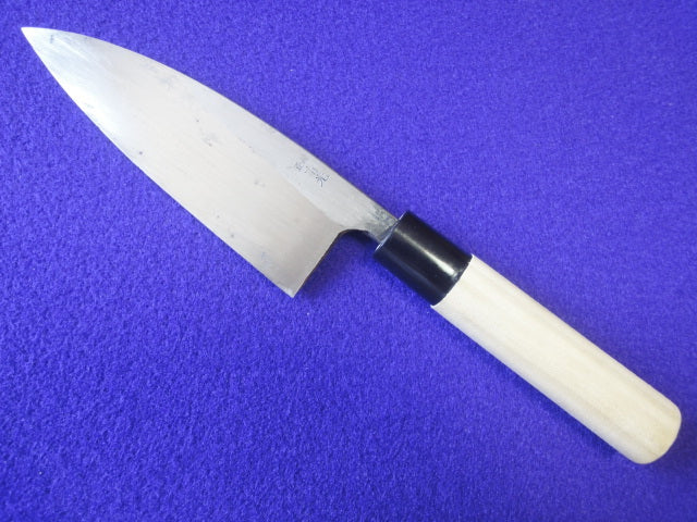 Kyoto Arimitsu Ko-Deba Kitchen Knife, Kurouchi, Single Bevel, 13.8 cm Blade