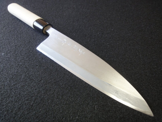 Tamon-ba Aideba Japanese Kitchen Knife Single-Bevel Blade 17.8 cm Used