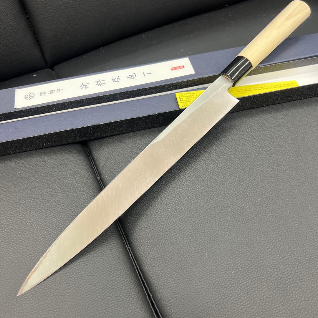 Sakai Kikumori Hagane Forged Yanagiba Sashimi Knife 270mm Right Single Bevel New