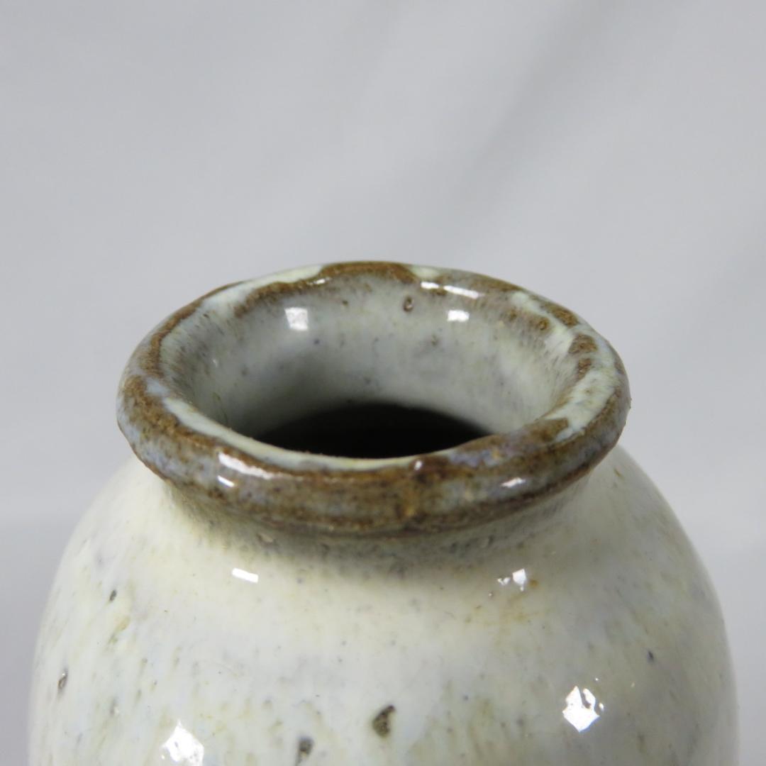 Notomi Choun Daikazan Kiln Hagi Ware Gourd Vase with Signed Wood Box