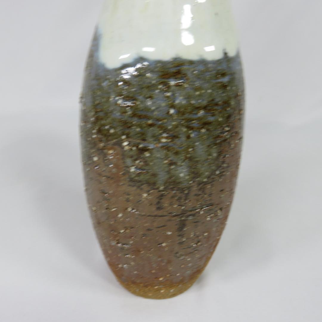 Notomi Choun Daikazan Kiln Hagi Ware Gourd Vase with Signed Wood Box