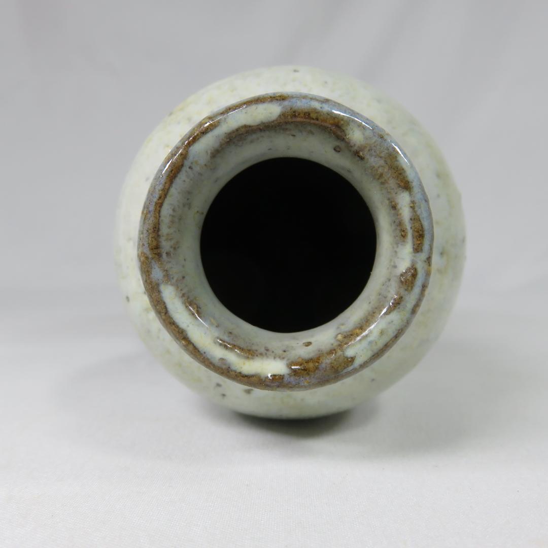 Notomi Choun Daikazan Kiln Hagi Ware Gourd Vase with Signed Wood Box
