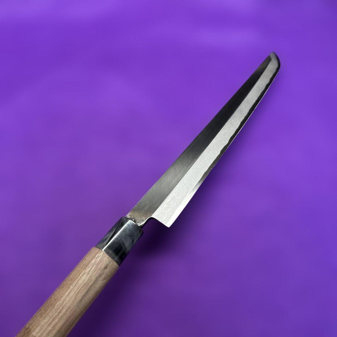 Sakimaru Yanagiba Japanese Sashimi Knife, Single Bevel, Walnut Handle, 9 Sun