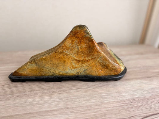 Japanese Viewing Stone Natural Display Rock with Stand