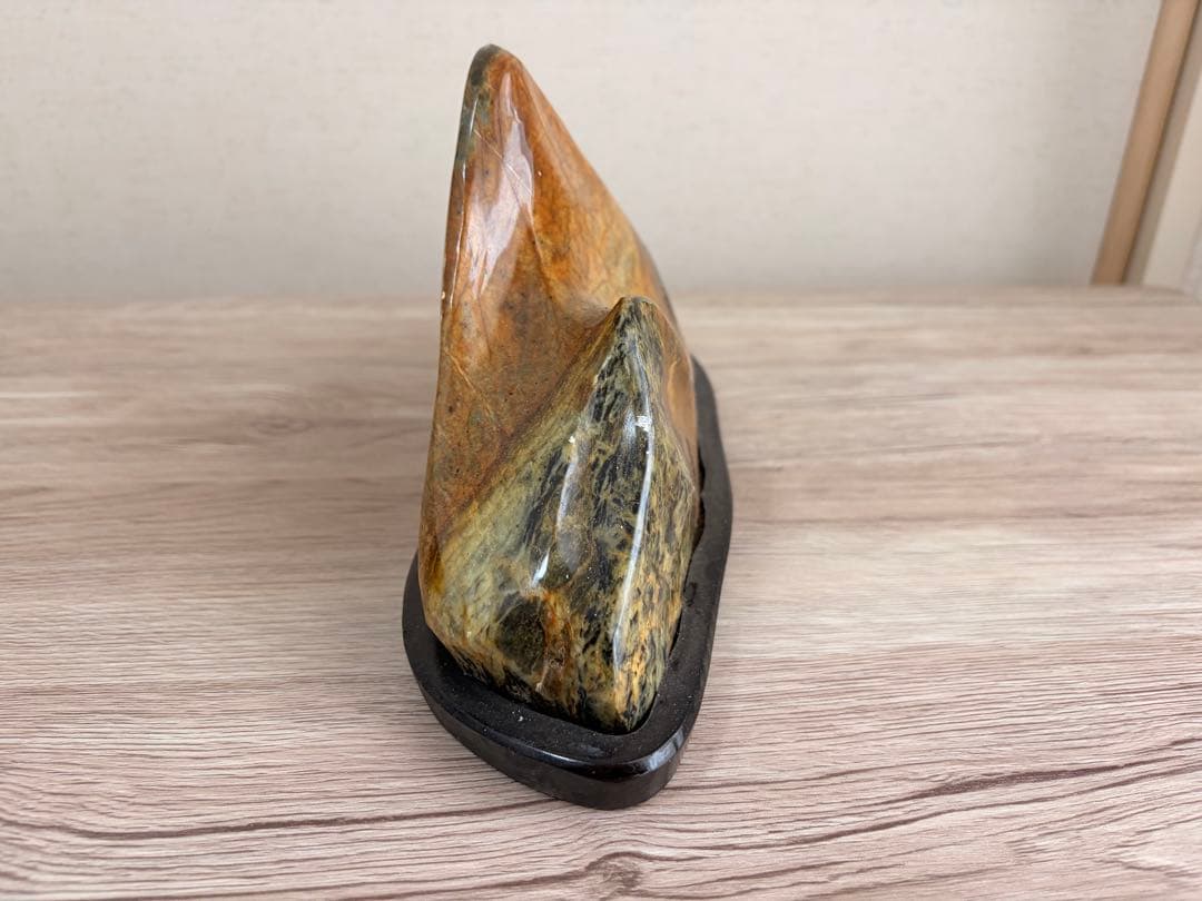 Japanese Viewing Stone Natural Display Rock with Stand