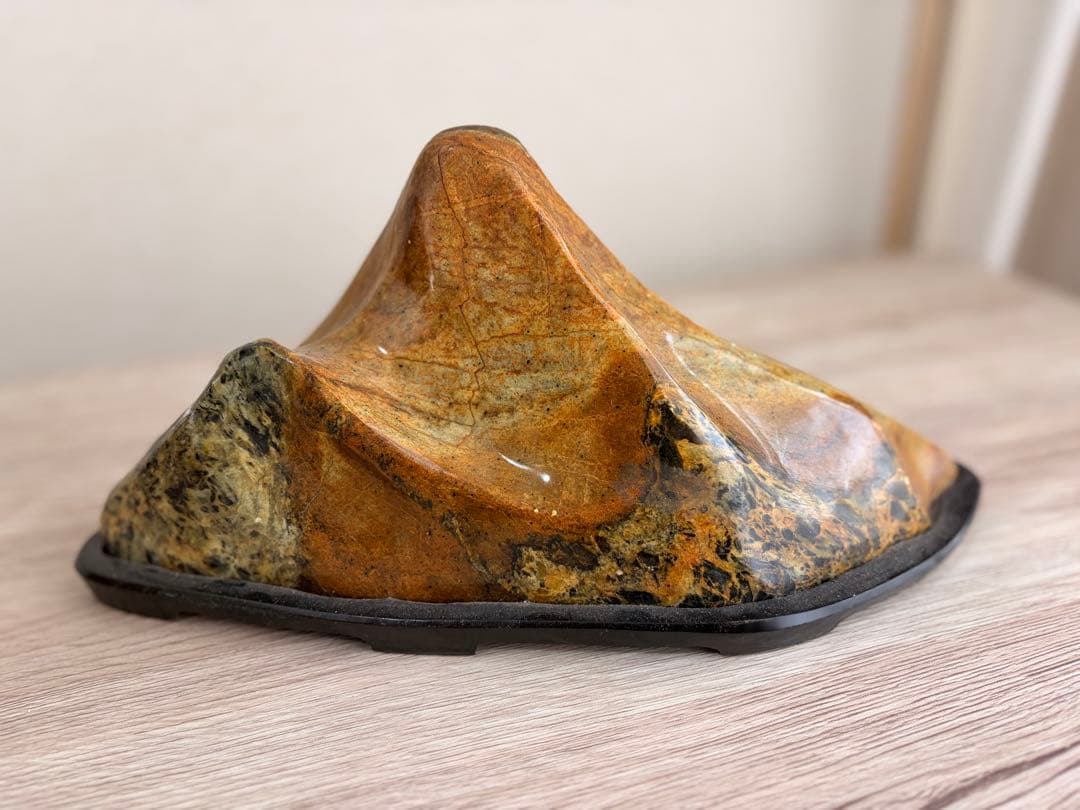 Japanese Viewing Stone Natural Display Rock with Stand