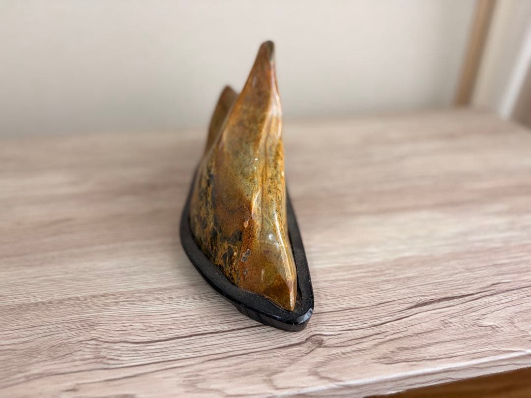 Japanese Viewing Stone Natural Display Rock with Stand