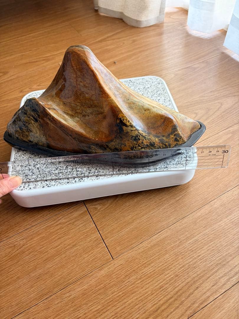 Japanese Viewing Stone Natural Display Rock with Stand