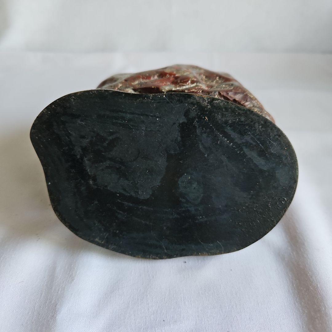 Shikoku Akaishi Polished Viewing Stone Suiseki Natural Red Stone