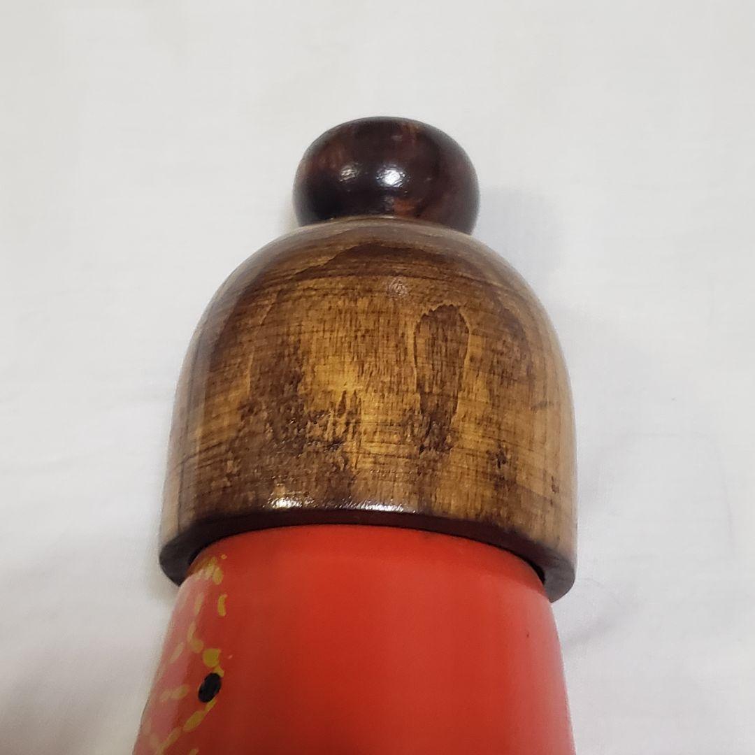 かずを作　高見沢一夫　創作こけし　内閣総理大臣賞受賞作家　約17㎝　昭和レトロ