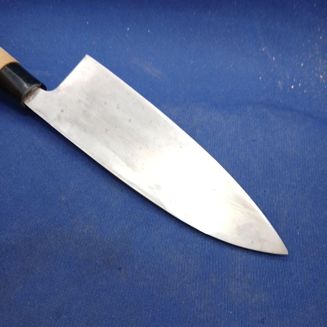 Hiroaki Deba Japanese Kitchen Knife Forged Blade with Wooden Handle