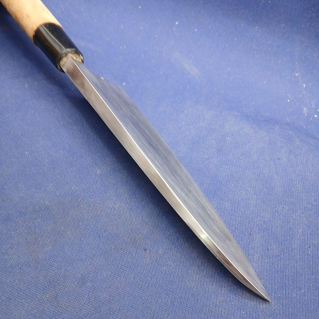 Hiroaki Deba Japanese Kitchen Knife Forged Blade with Wooden Handle