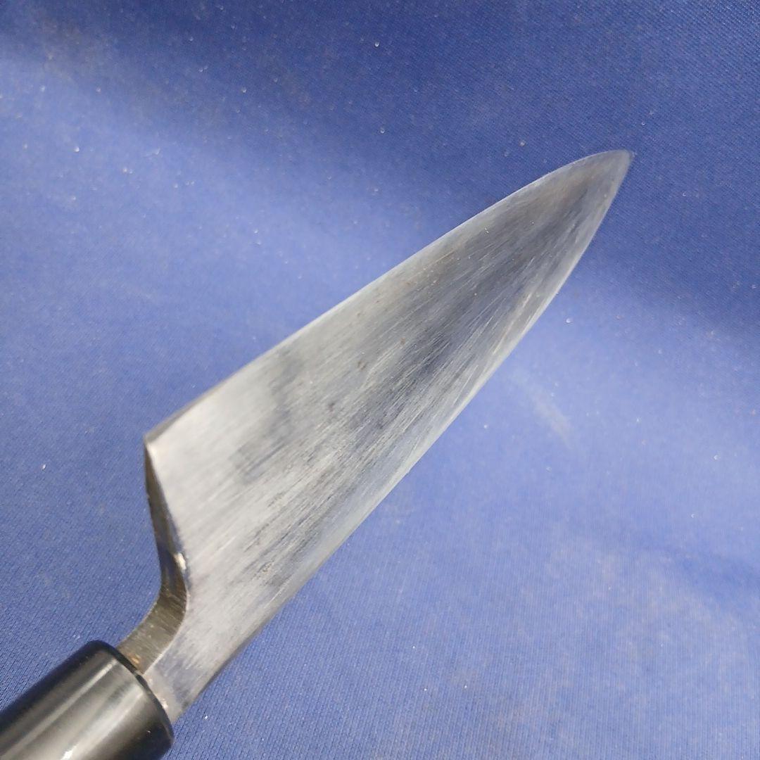 Hiroaki Deba Japanese Kitchen Knife Forged Blade with Wooden Handle