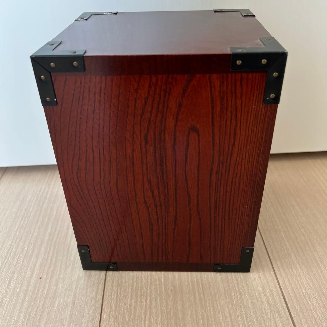 Hida Takayama Keyaki Wood Small Chest of Drawers Three-Tier Mini Tansu