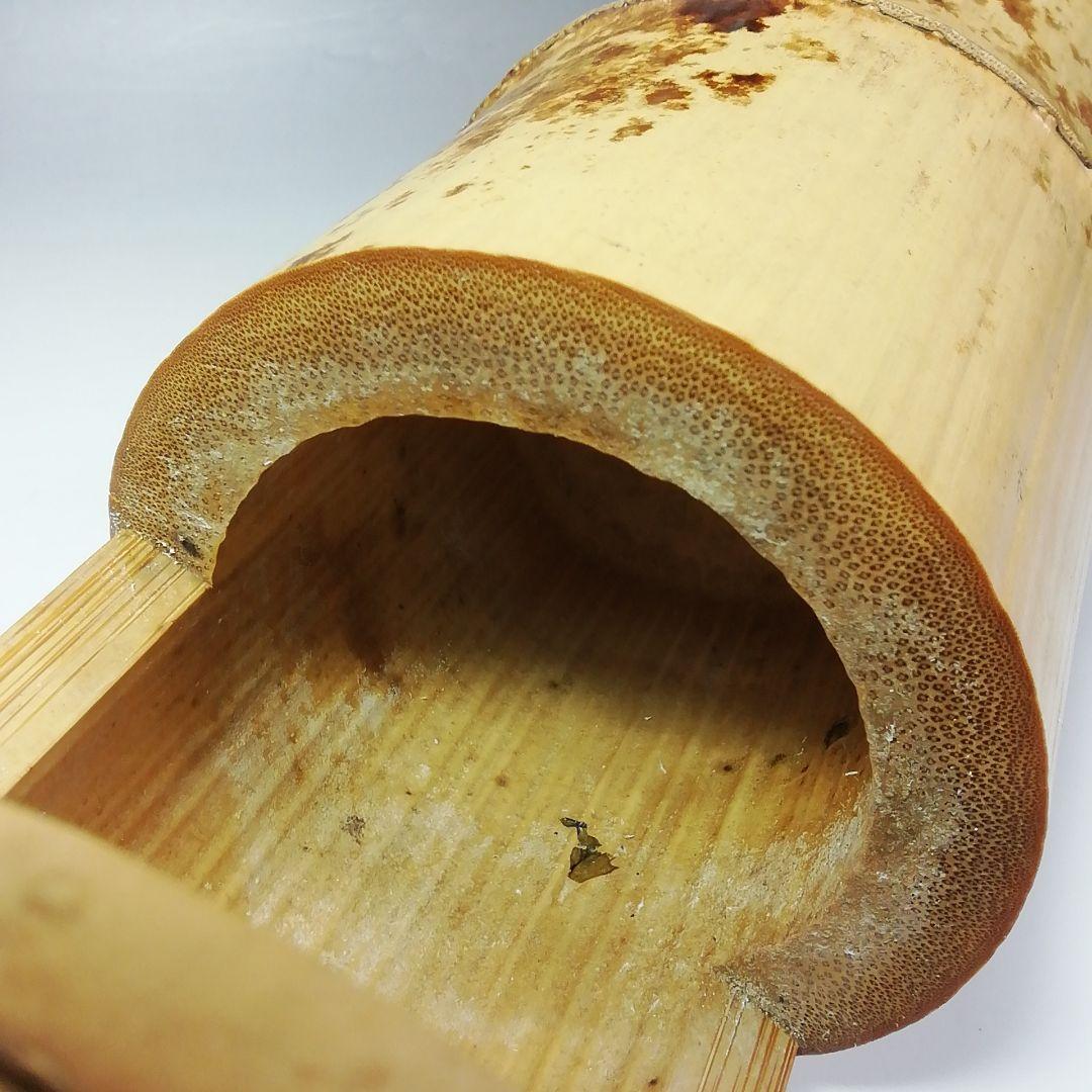 Tachibana Daiki of Daitokuji Bamboo Hanaire Flower Vase Ichijugiri named Matsukaze Height approx. 26 cm Width approx. 9.5 cm