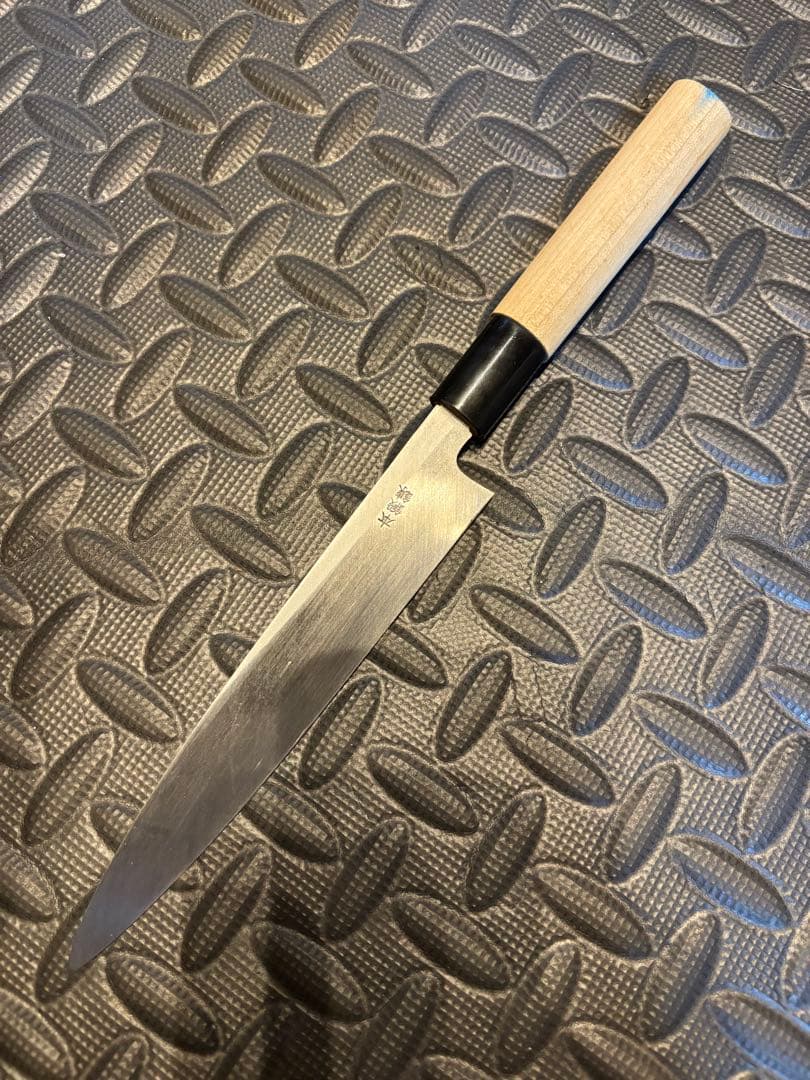 Sakai Fukukin Yanagiba Sashimi Knife Hand-Forged Tsuchime Finish 165mm Japanese