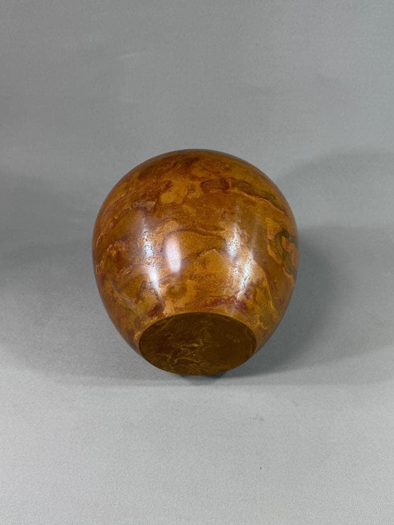 Hasegawa Yoshihisa Bronze Flower Vase Madara Shido Karadou Yamagata Casting with Box