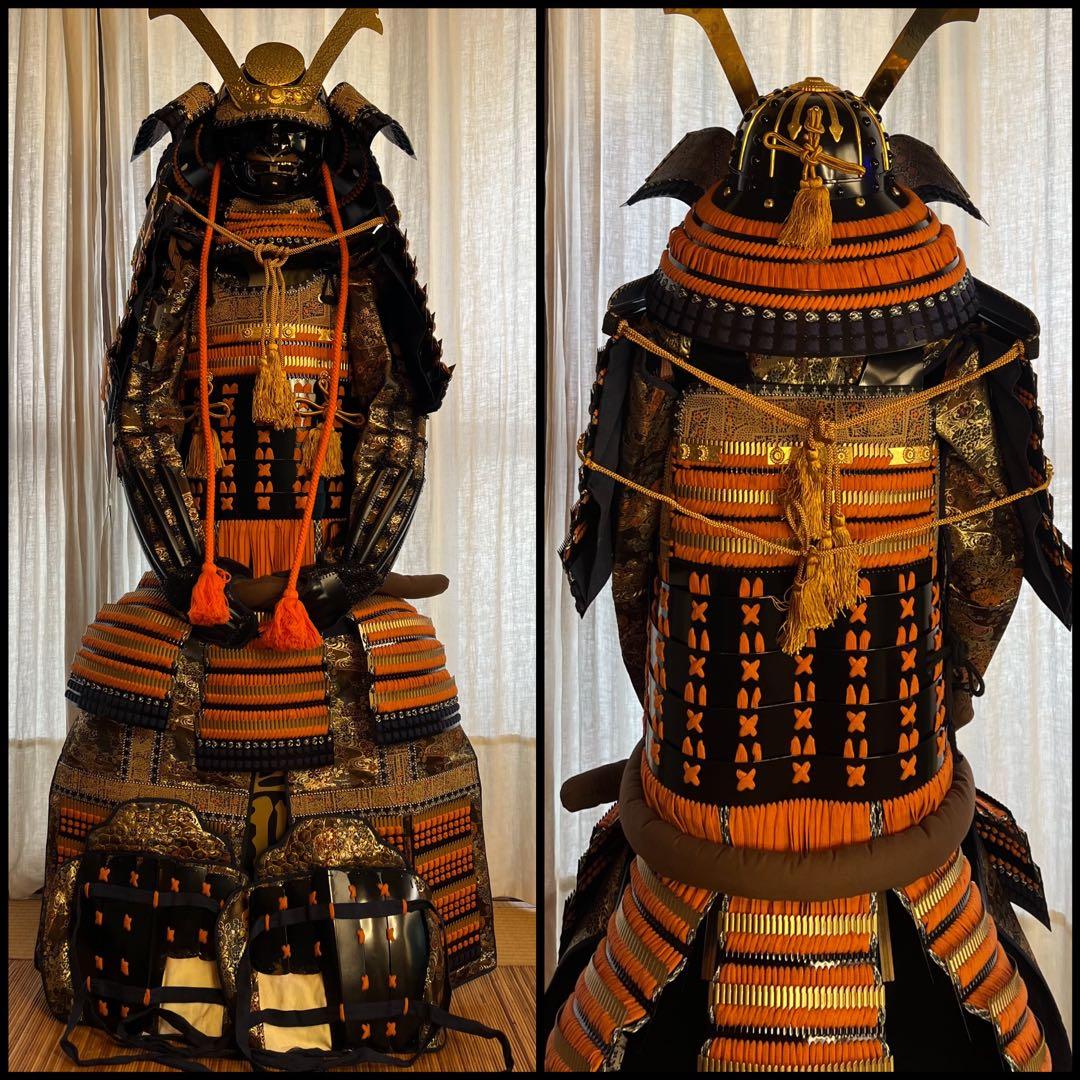 Marutake Kobo Japanese Samurai Armor Full Set Yoroi Wearable Life-Size with Case