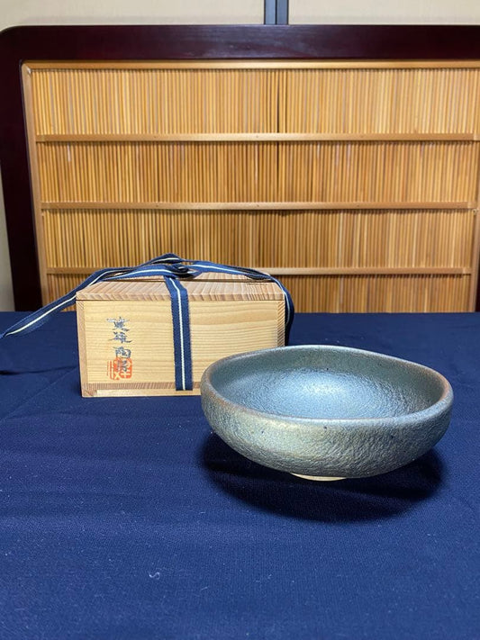 Kawahara Takeo Bazarai Tea Bowl Chawan Yohen Kiln-Change with Signed Box