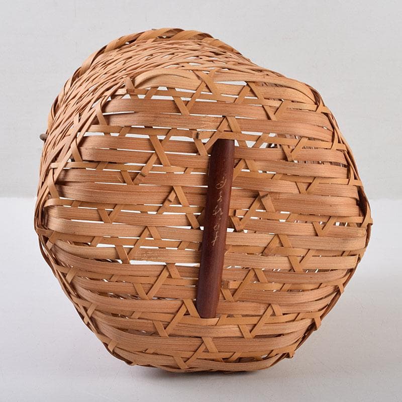 Seiryusai Bamboo Flower Basket Kago Hanaire Vase with Tomobako Box