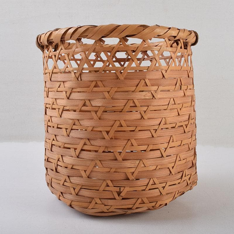 Seiryusai Bamboo Flower Basket Kago Hanaire Vase with Tomobako Box