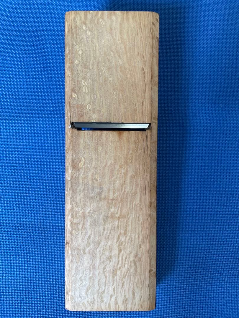 Japanese Kanna Hand Plane Blade Signed Shizen Carpentry Tool Woodworking