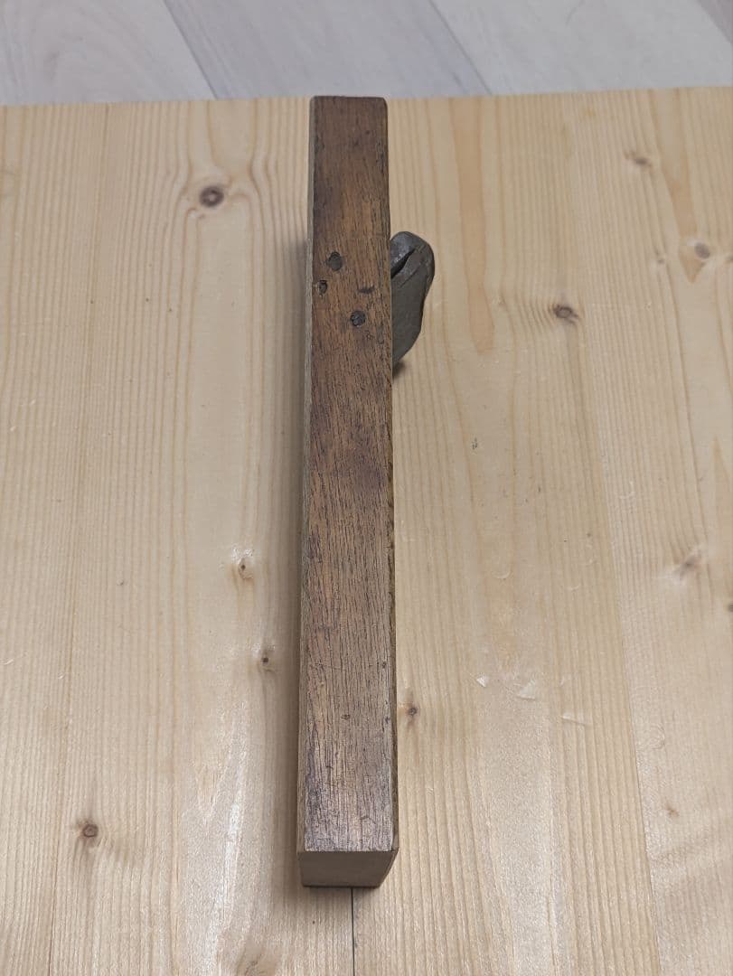 Japanese Kanna Hand Plane, Inscribed (possibly Terukuni 輝國), 70mm Blade Width, Woodworking Tool