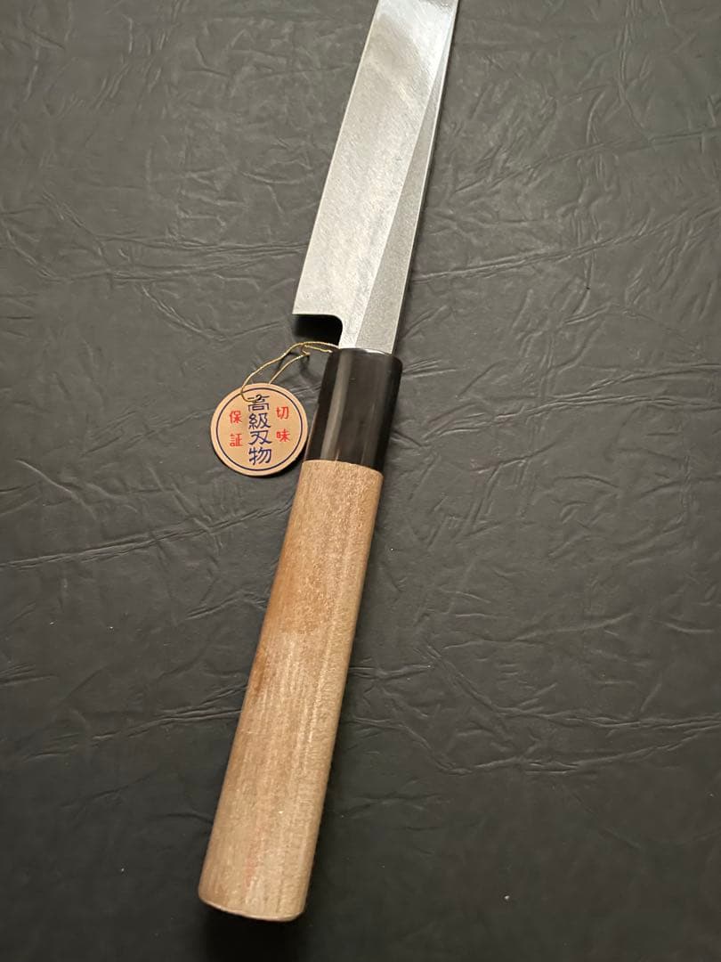 Kanefusa Yanagiba Sashimi Knife Water Buffalo Horn Ferrule, Seki Japan, Handmade
