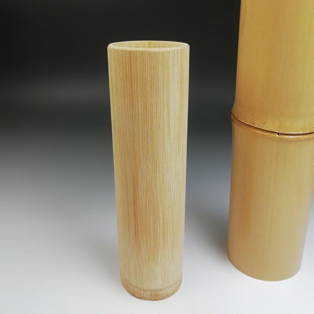 Sochiku Bamboo Flower Vase (Take Hanaire) with Signed Tomobako, Tea Ceremony