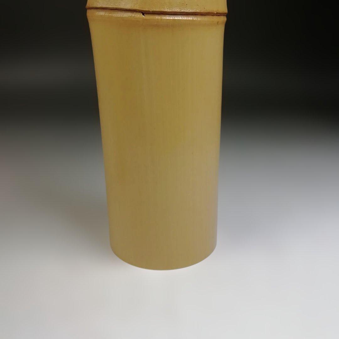 Sochiku Bamboo Flower Vase (Take Hanaire) with Signed Tomobako, Tea Ceremony