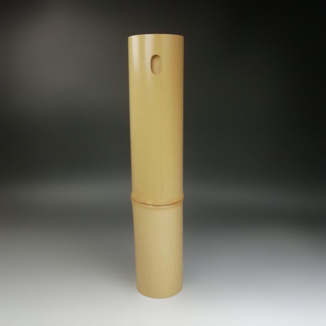 Sochiku Bamboo Flower Vase (Take Hanaire) with Signed Tomobako, Tea Ceremony