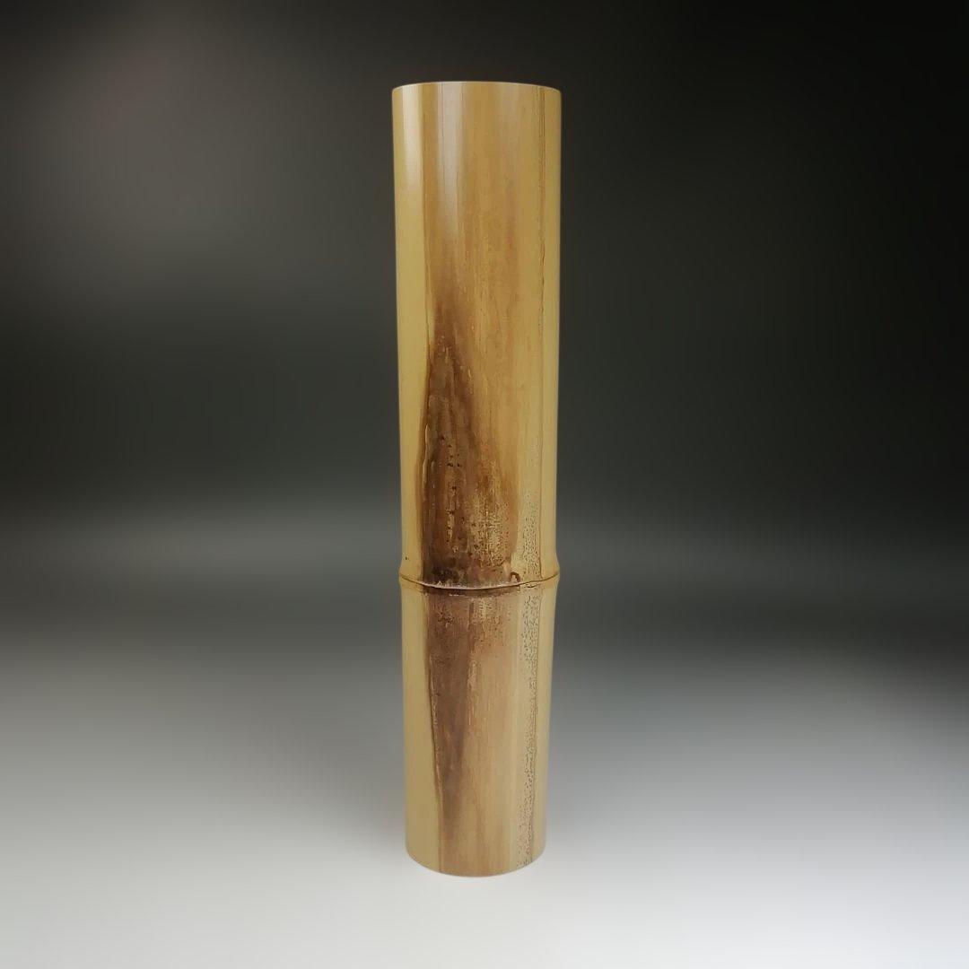 Sochiku Bamboo Flower Vase (Take Hanaire) with Signed Tomobako, Tea Ceremony