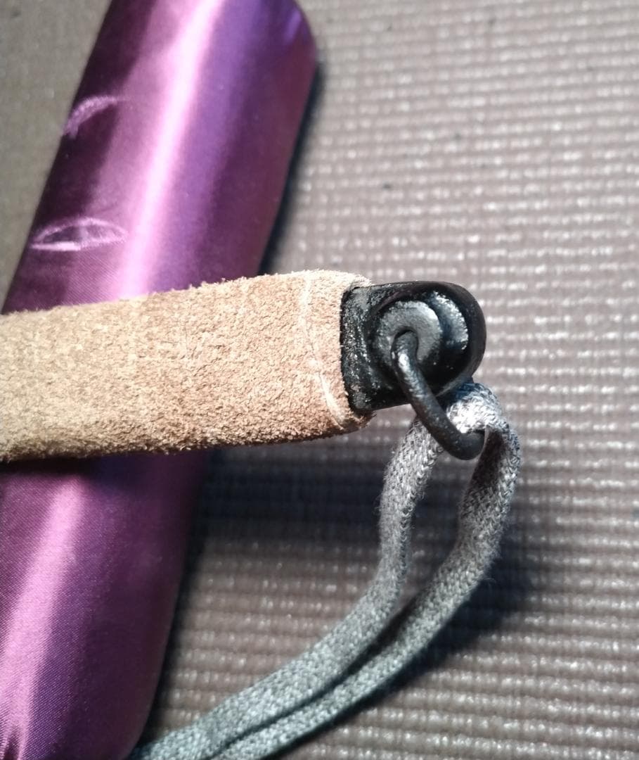 Japanese Kabutowari Iron Truncheon with Riveted Blade and Small Tsuba