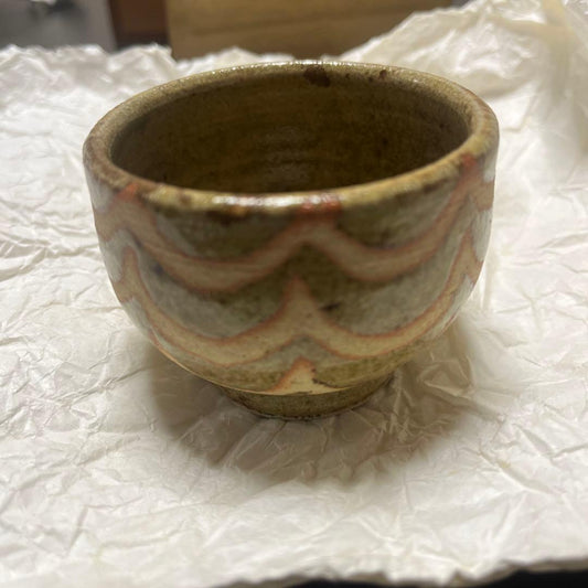 Gerd Knapper Guinomi Sake Cup 1986 Daigo Ibaraki Signed with Tomobako Box