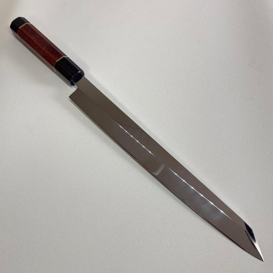 Kiritsuke Yanagiba Sashimi Knife Mirror-Polished Rosewood Octagon Handle 270mm