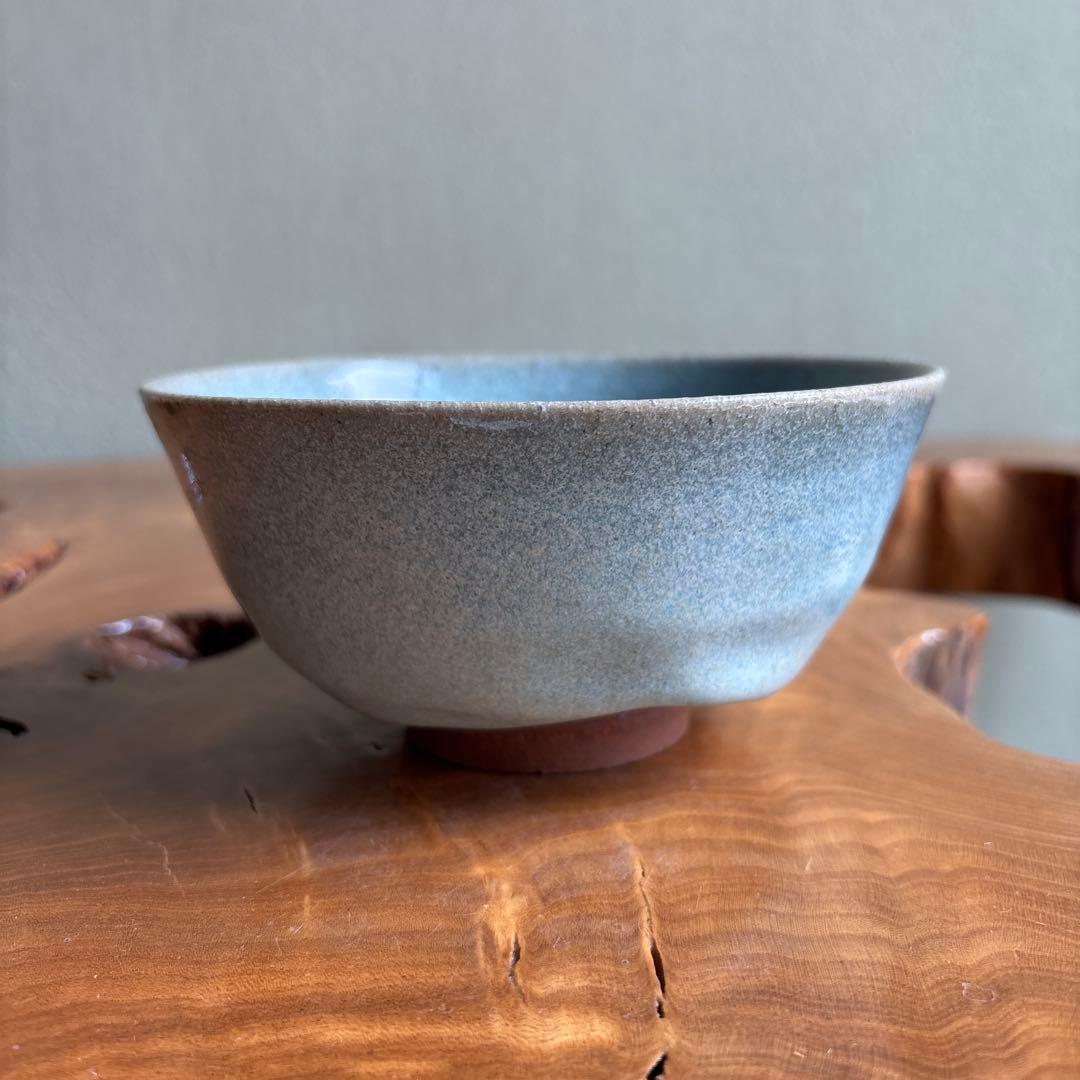 Japanese Matcha Chawan Tea Bowl with Kiln-Glaze Finish and Tomobako Box