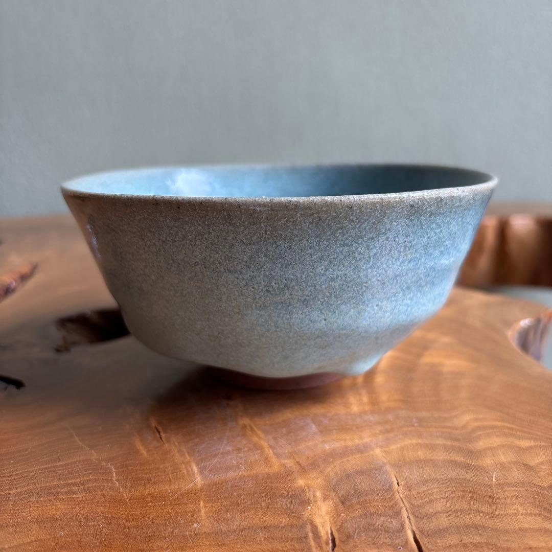 Japanese Matcha Chawan Tea Bowl with Kiln-Glaze Finish and Tomobako Box