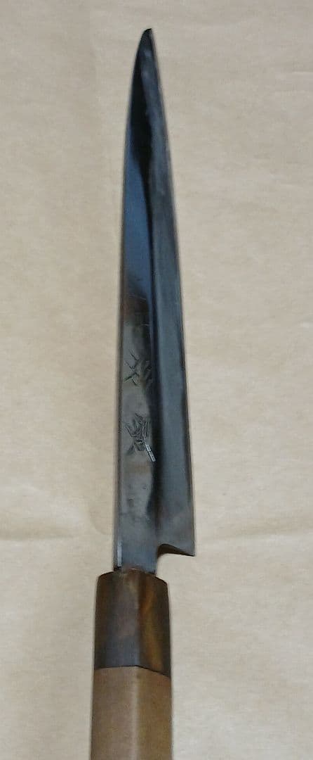 Sugimoto Shinmei Yanagiba Sashimi Knife, Mirror-Polished, 6000-Grit Finish