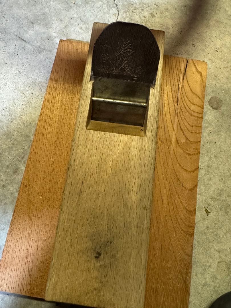 Japanese Kanna Hand Plane by Tanaka Toryusai, Signed, 1-sun-8