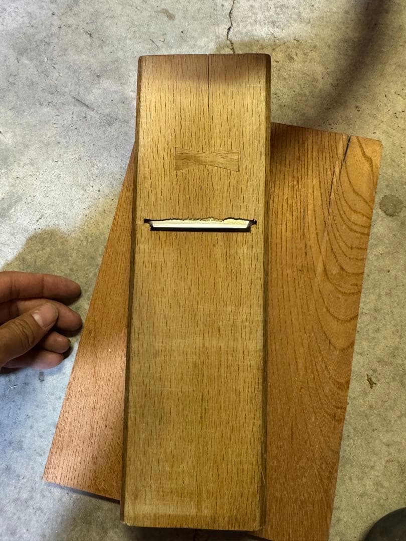 Japanese Kanna Hand Plane by Tanaka Toryusai, Signed, 1-sun-8